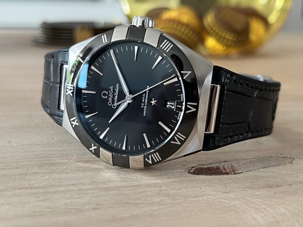 Omega Constellation, Overige merken, Leer, Staal, Polshorloge