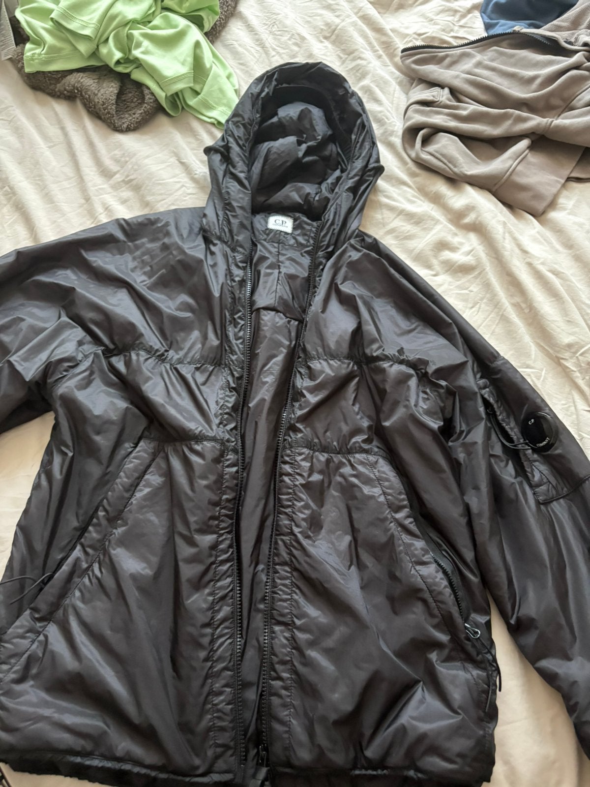 CP Company NADA Shell Zomerjas Maat M Zwart, Kleding | Heren, Ophalen of Verzenden, Zo goed als nieuw, Zwart