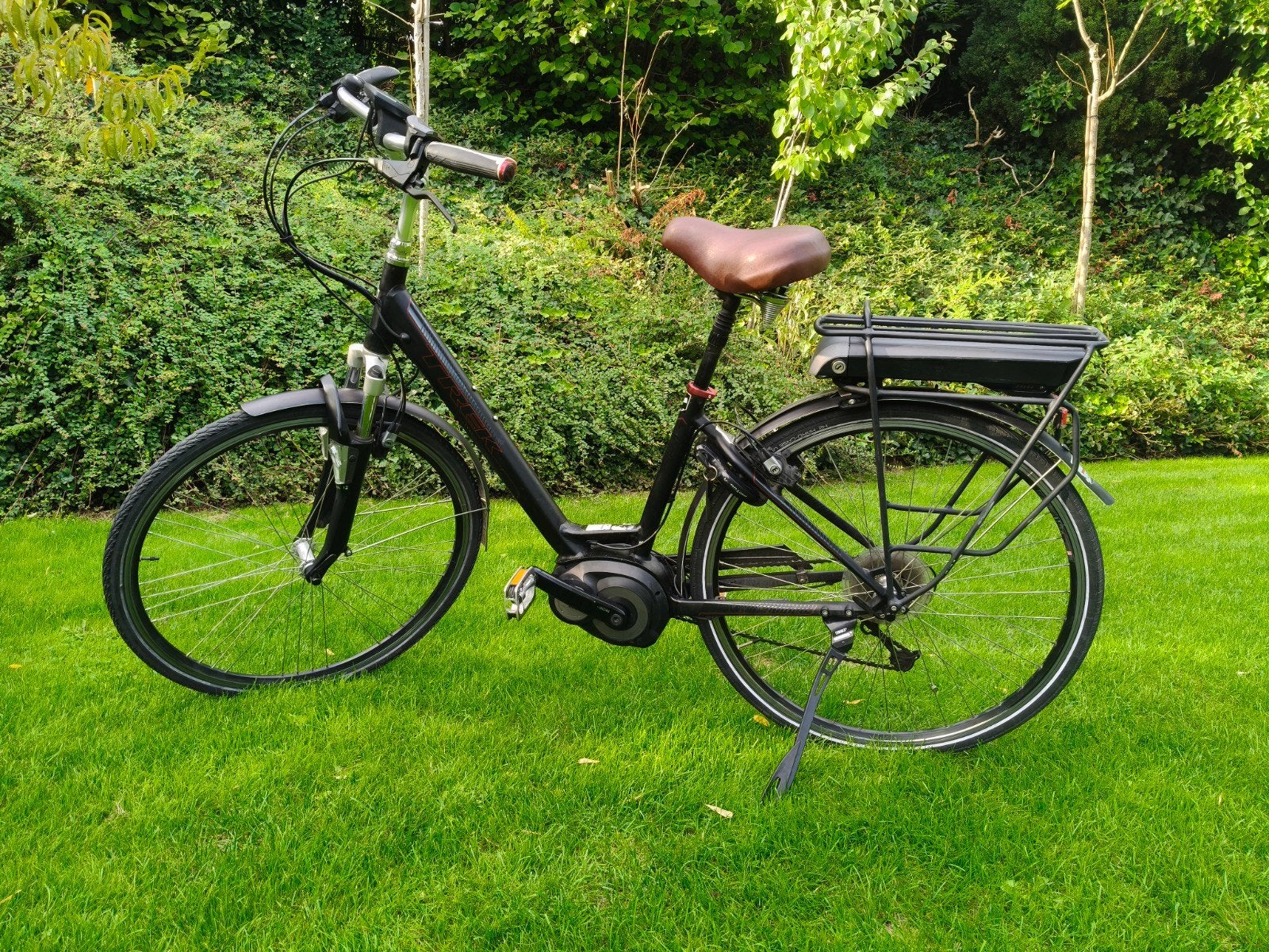 Trek TM 500 met Bosch Active Line middenmotor, Minder dan 47 cm, Ophalen, 50 km per accu of meer, Overige merken