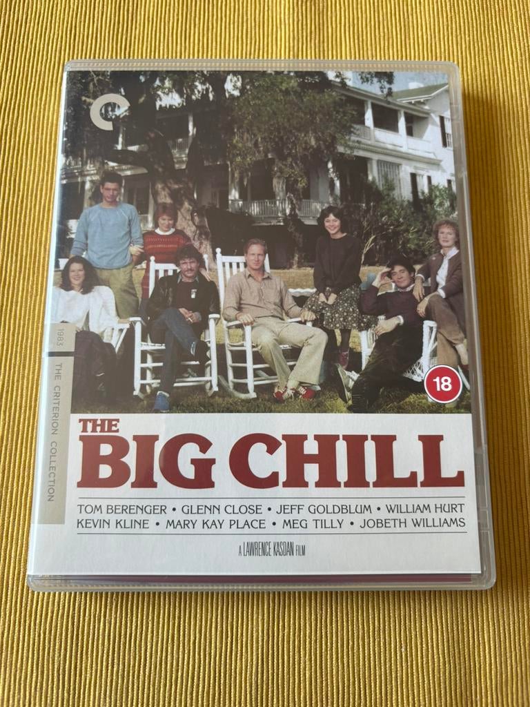 Bluray: The Big Chill - Criterion Collection Regio B, Verzenden, Zo goed als nieuw