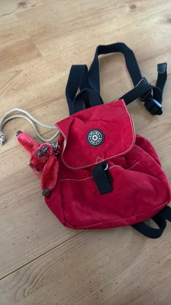 Kipling klein rugzakje / rood, Ophalen, Zo goed als nieuw, Kipling, Minder dan 30 cm