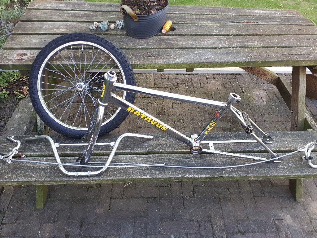 Old school Batavus BMX 1983 PROJECT niet compleet, Ophalen, Gebruikt, Staal, Velgrem