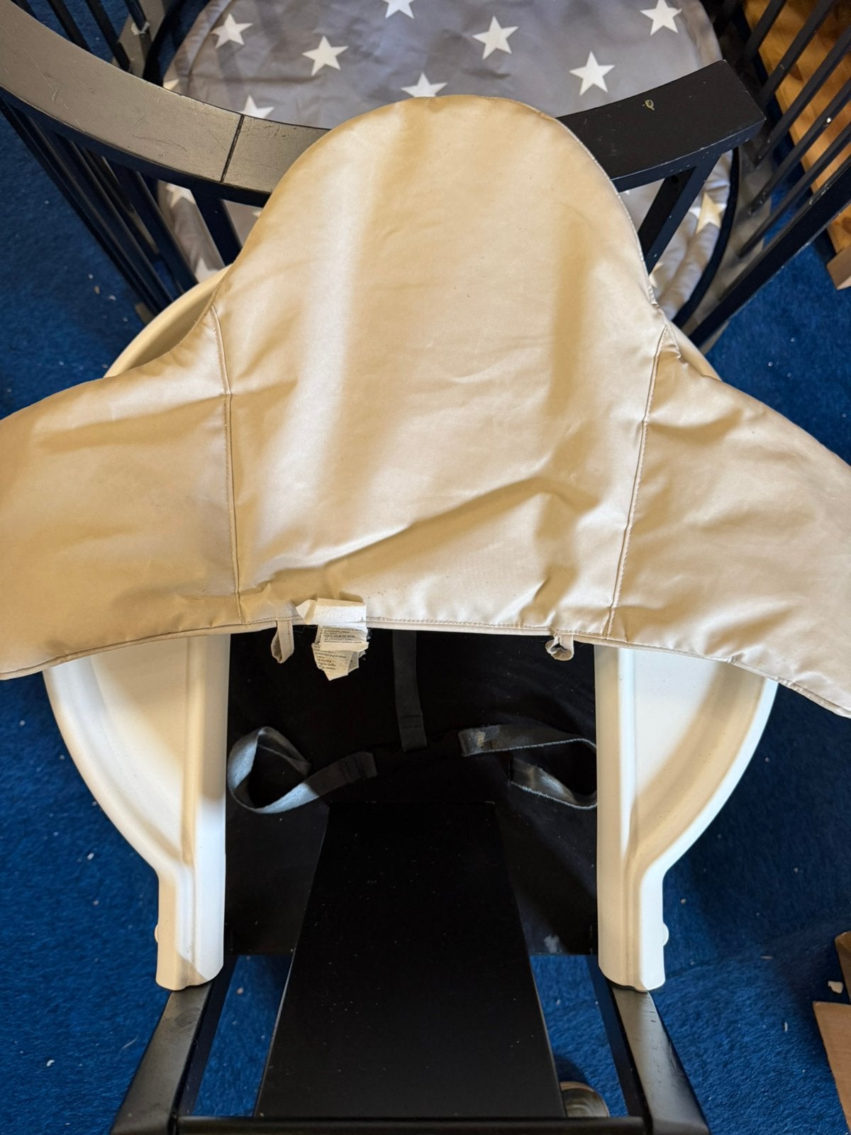 Ikea Kinderstoel Blames met Jollein zitkussen Beige, Ophalen, Zo goed als nieuw, Overige typen