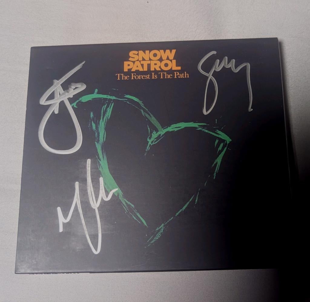 Snow Patrol CD gesigneerd | signed, Verzamelen, Muziek, Artiesten en Beroemdheden, Ophalen, Cd of Plaat, Gesigneerd