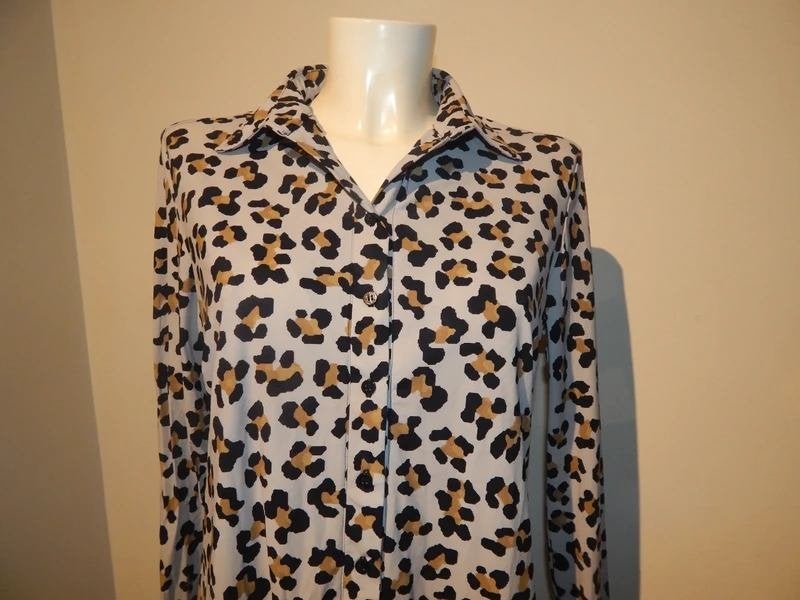 Studio Anneloes jaguar print blouse travel stretch stot M, Kleding | Dames, Blouses en Tunieken, Maat 38/40 (M), Studio Anneloes