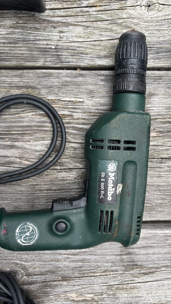 2 Metabo klopboormachines 600W + 480W – moeten weg, Gebruikt, Klopboormechanisme, 400 tot 600 watt, Ophalen