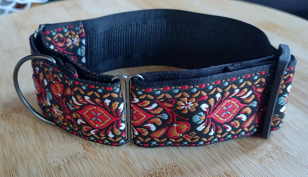 Handgemaakte martingale windhonden halsband 5cm breed, Dieren en Toebehoren, Ophalen of Verzenden, Handgemaakt, Nieuw
