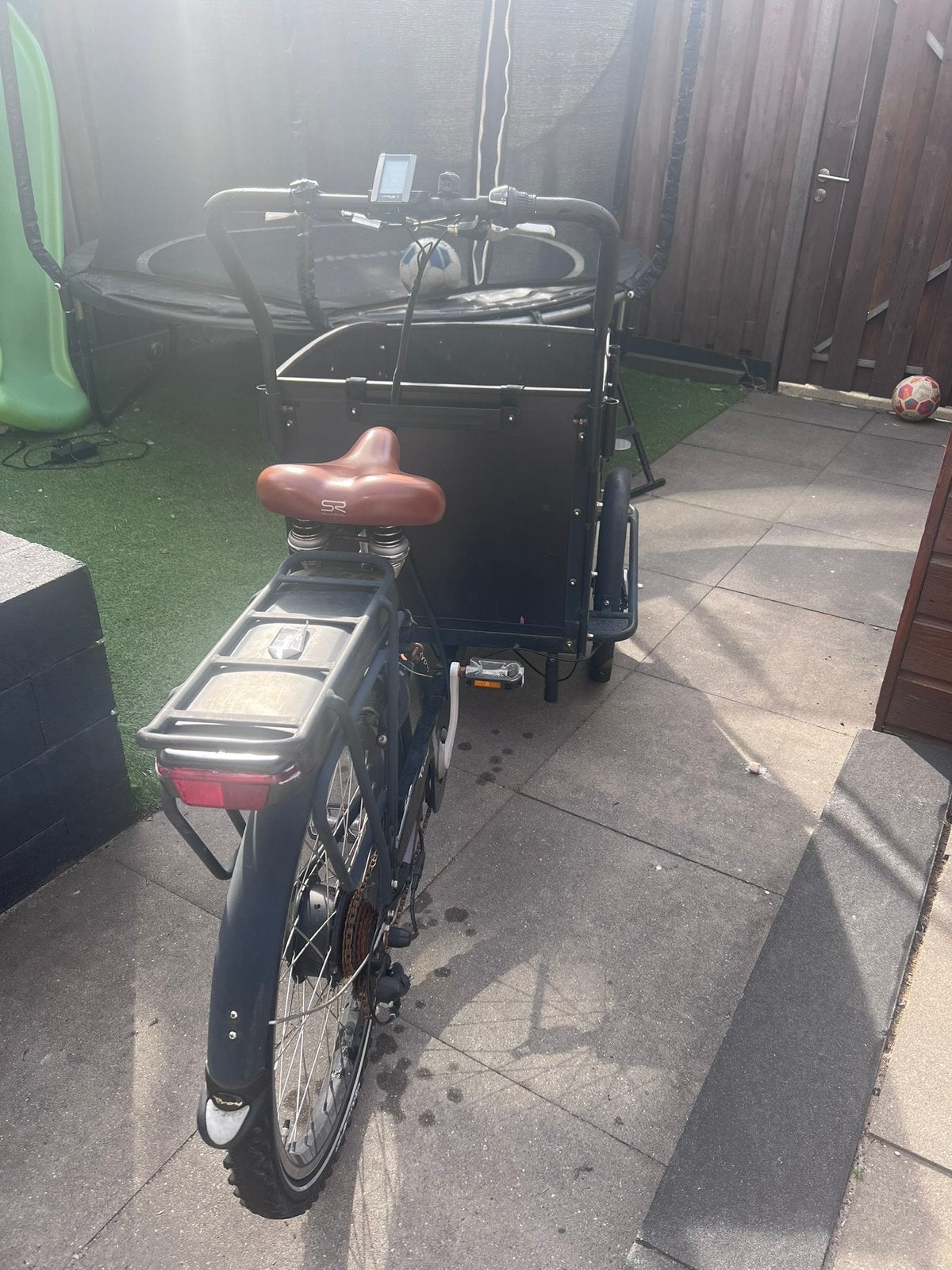 Troy bakfiets elektrisch opknapper z.s.m. ophalen, 4 kinderen of meer, Gebruikt, Elektrisch, Schijfrem