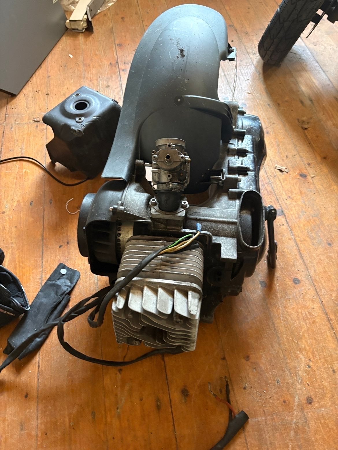 Piaggio Skipper LX motorblok 172cc Malossi, Ophalen of Verzenden, Gebruikt, Blok, Piaggio