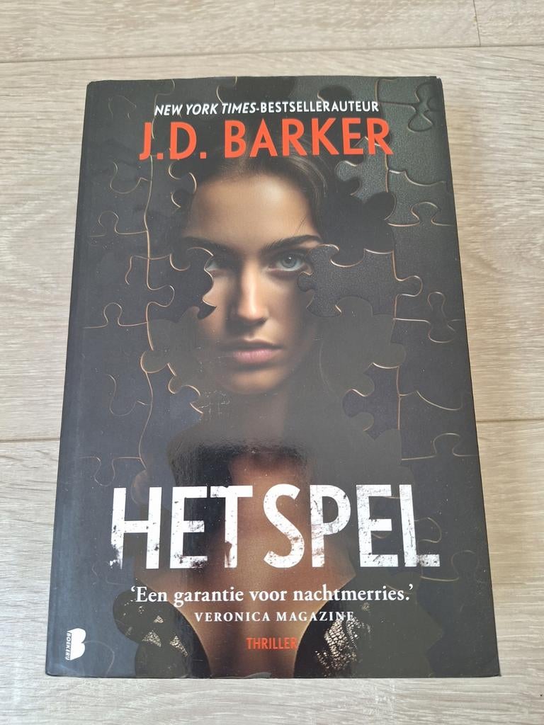J.D. Barker - Het Spel (Thriller), Ophalen of Verzenden, Gelezen, J.D. Barker, Nederland