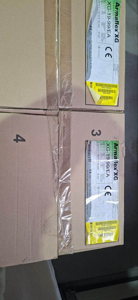 3 dozen Amaflex XG en AF zelfklevende isolatie - 19 en 10 mm, Doe-het-zelf en Verbouw, Isolatie en Afdichting, Minder dan 4 cm