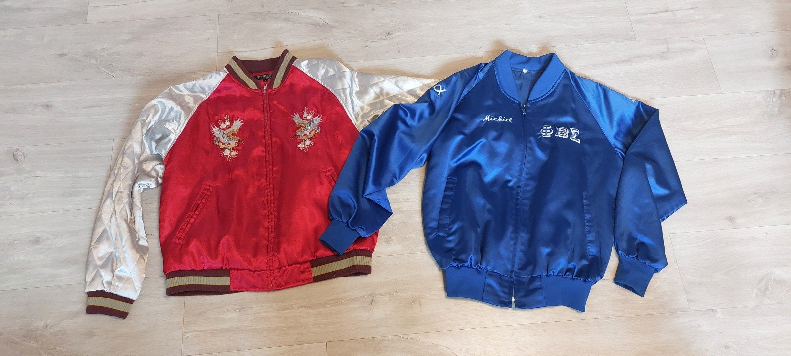 Blauwe is verkocht!!, Kleding | Dames, Jassen | Zomer, Gedragen, Maat 38/40 (M), Rood, Ophalen of Verzenden