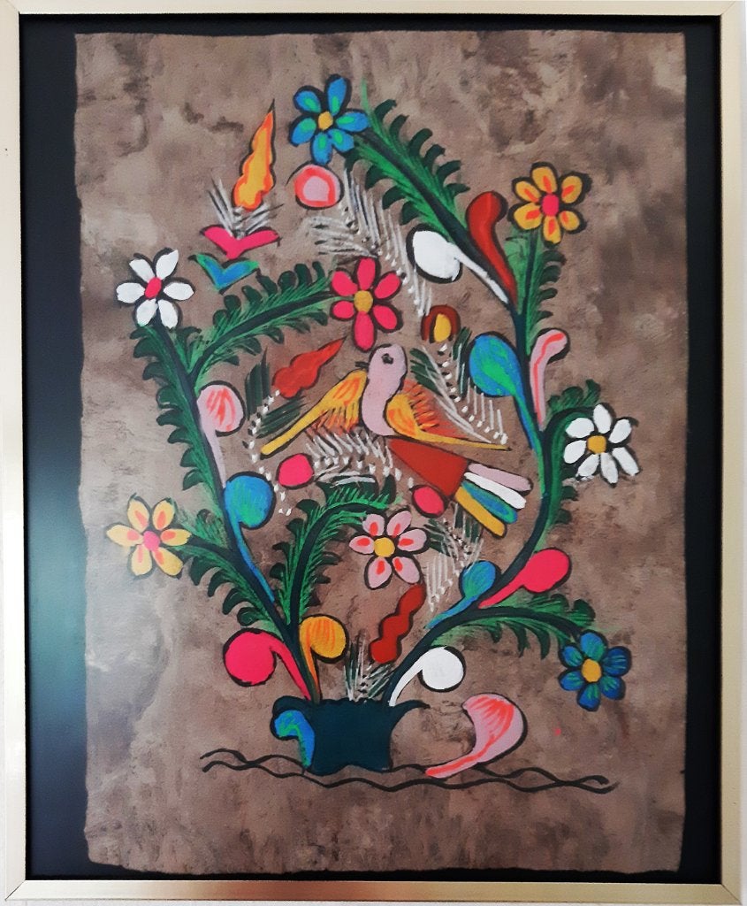 Zuid -Amerikaanse kunst ingelijst, Ophalen of Verzenden