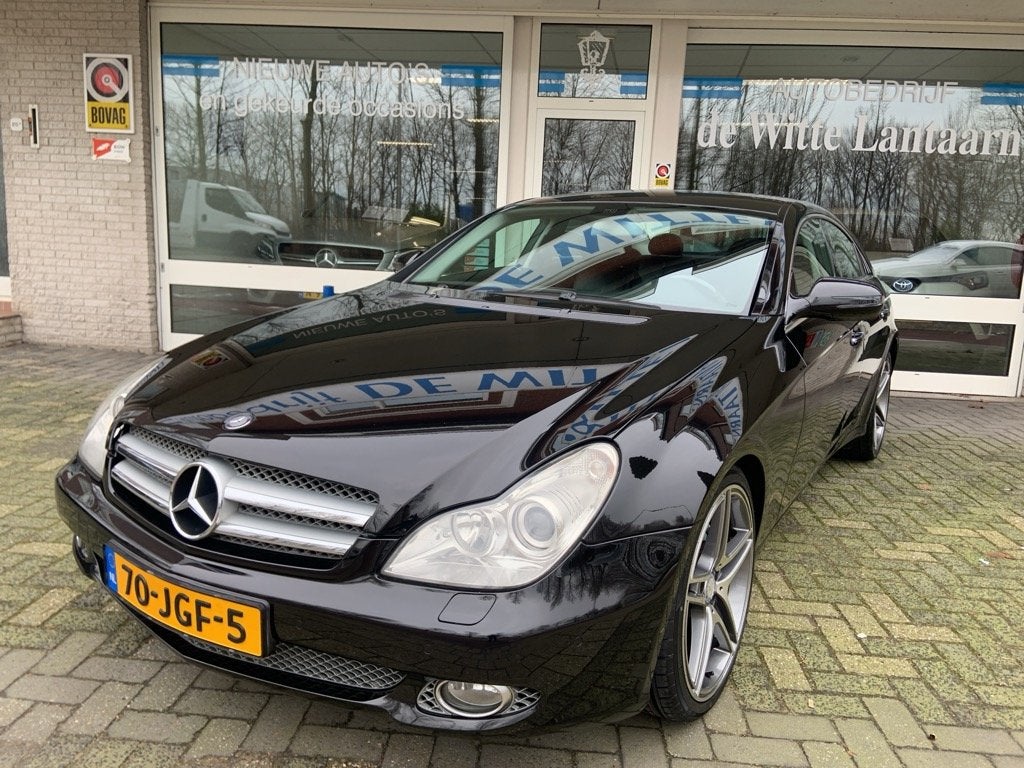 Mercedes-Benz CLS-Klasse 350 CGI Prestige Plus Bi-Xenon/Lede, Auto's, Automaat, Achterwielaandrijving, Gebruikt, Zwart