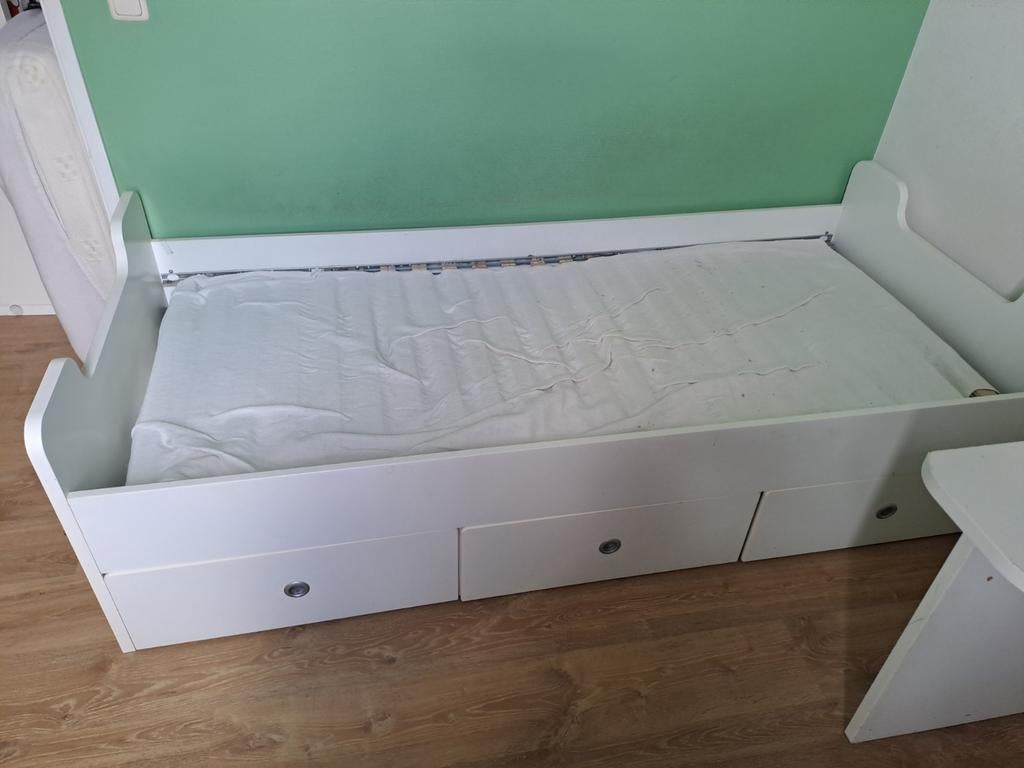 T.E.A.B. Complete kinder-/tienerkamer: bed, kast, bureau, Ophalen, Gebruikt