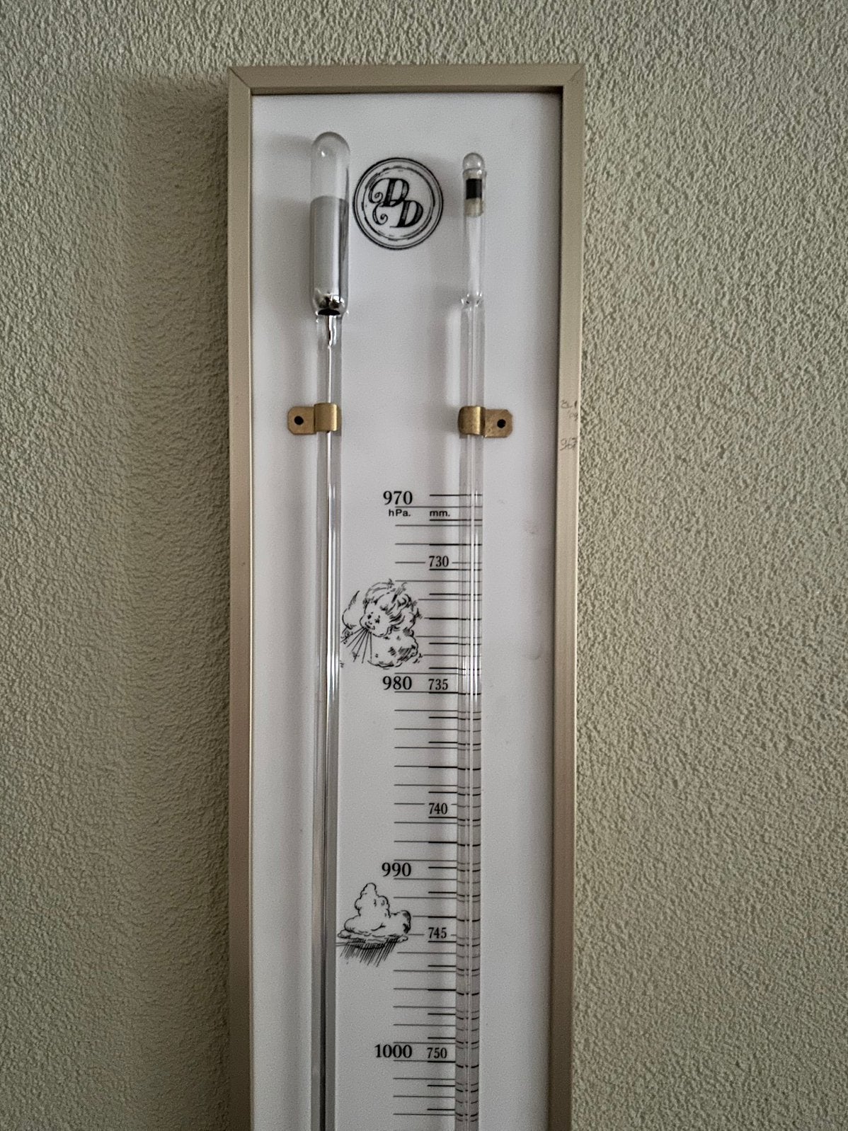 Dingens contra barometer uit jaren 80, Ophalen, Zo goed als nieuw