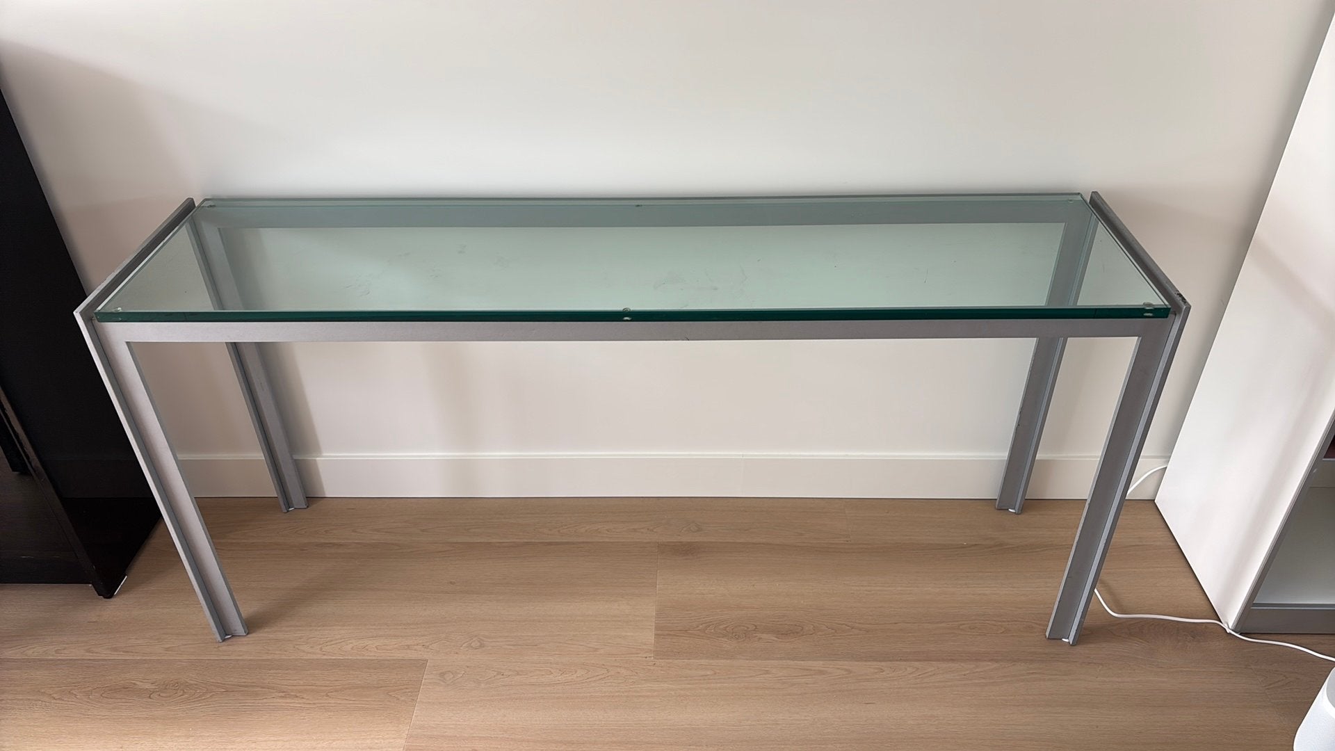 Design sidetable Metaform, Ophalen, Gebruikt, Glas, 150 tot 200 cm