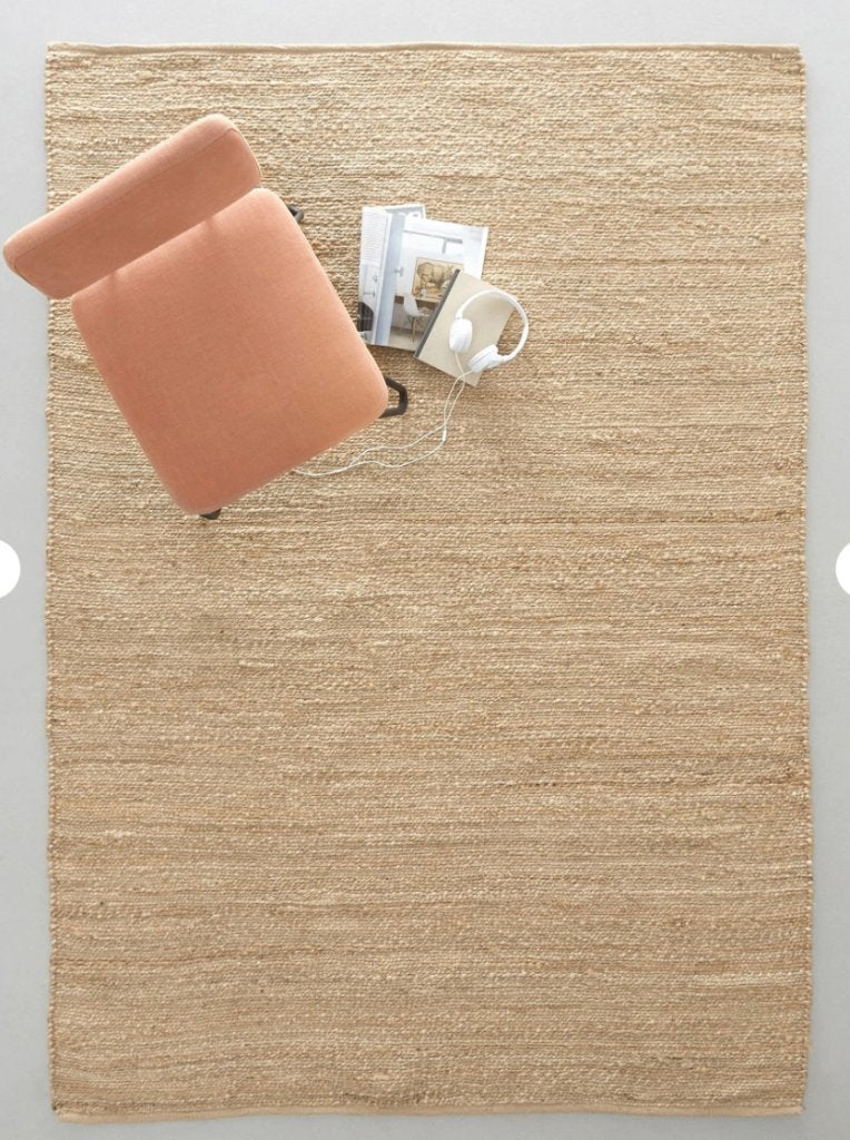 Jute kleed 230 x 160 (bijna) nieuw - 2026, Ophalen, Beige, 150 tot 200 cm, 200 cm of meer
