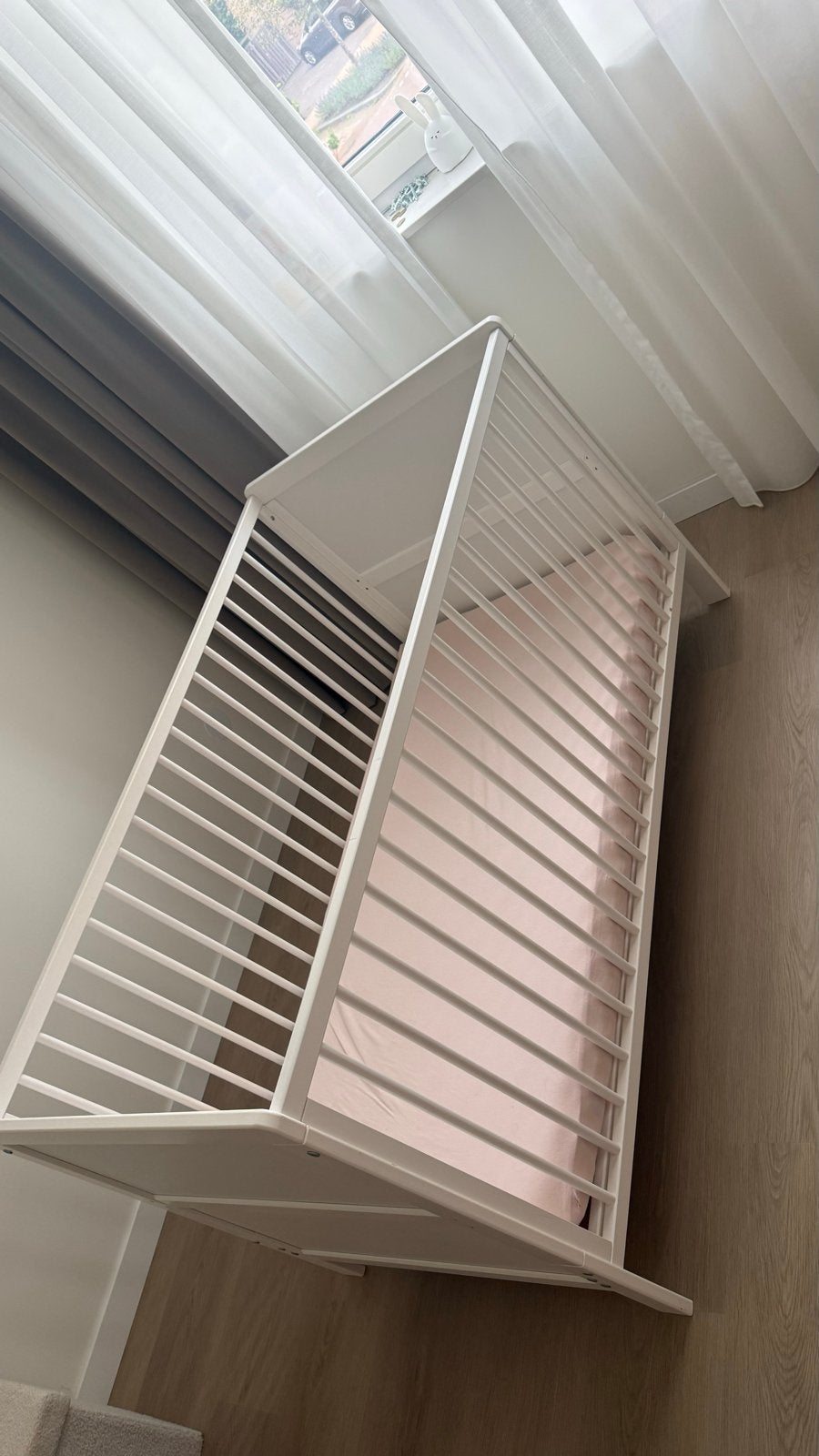 Petite Amélie 3-in-1 Babybed/Meegroeibed Aurore Wit, Ophalen, Gebruikt, Ledikant