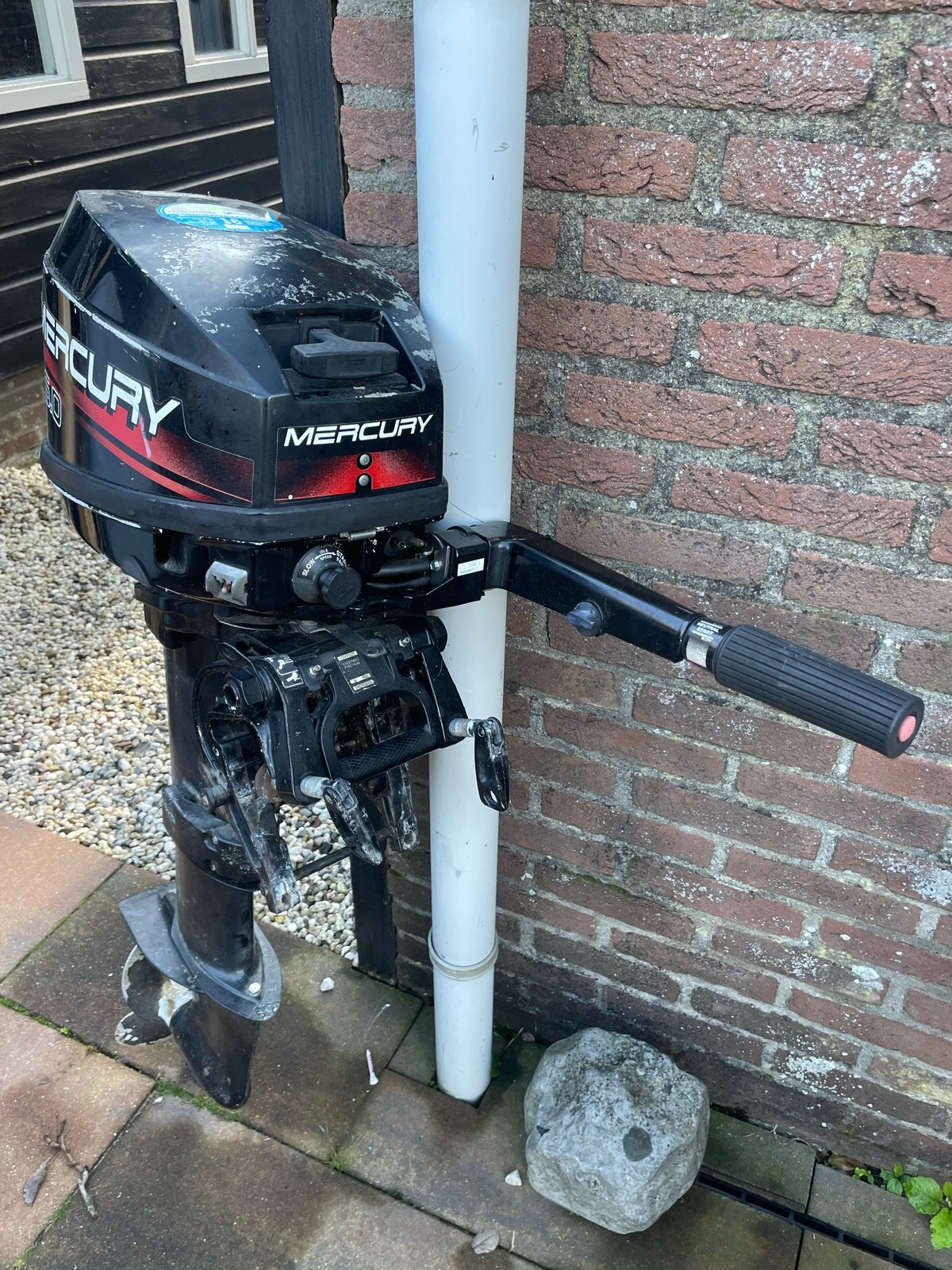 Mercury 6.0 pk 2-takt en Evinrude 6.0 pk 2-takt, Ophalen, Gebruikt, 5 tot 10 pk, Buitenboordmotor