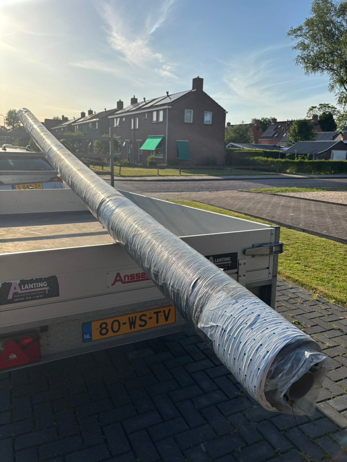 Worteldoek, Ophalen, Nieuw