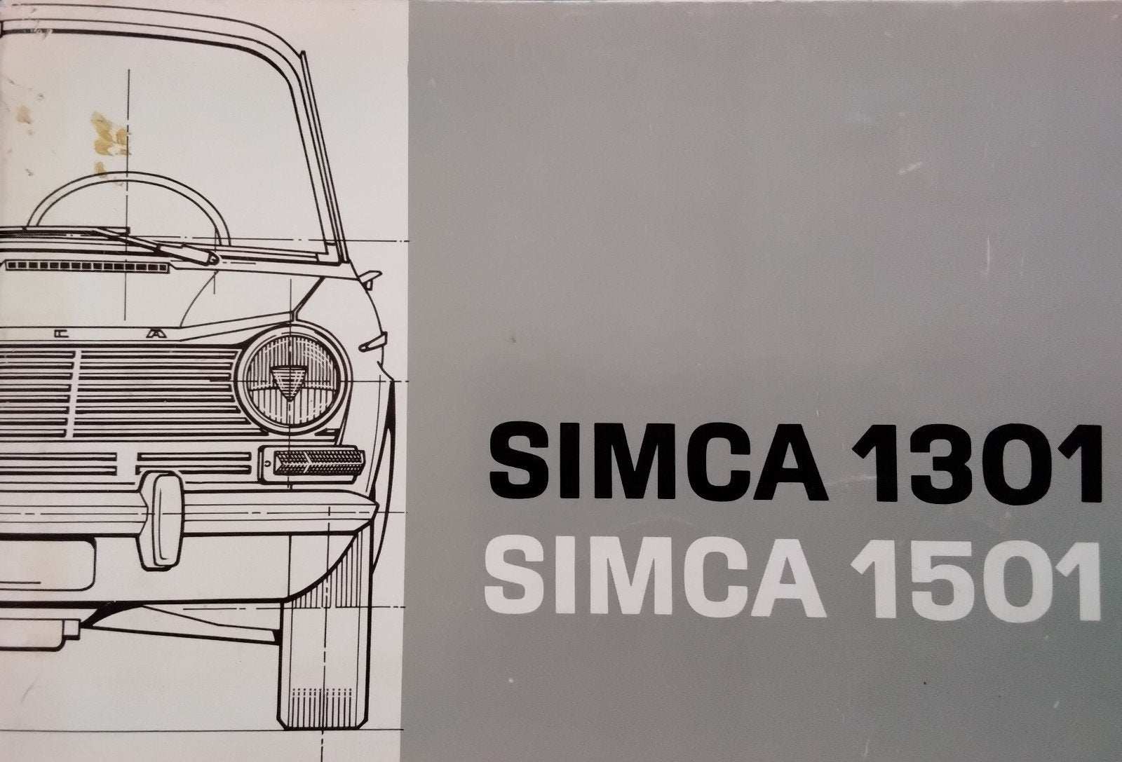 Simca 1301 1501 Gebruikershandleiding (origineel), Ophalen of Verzenden