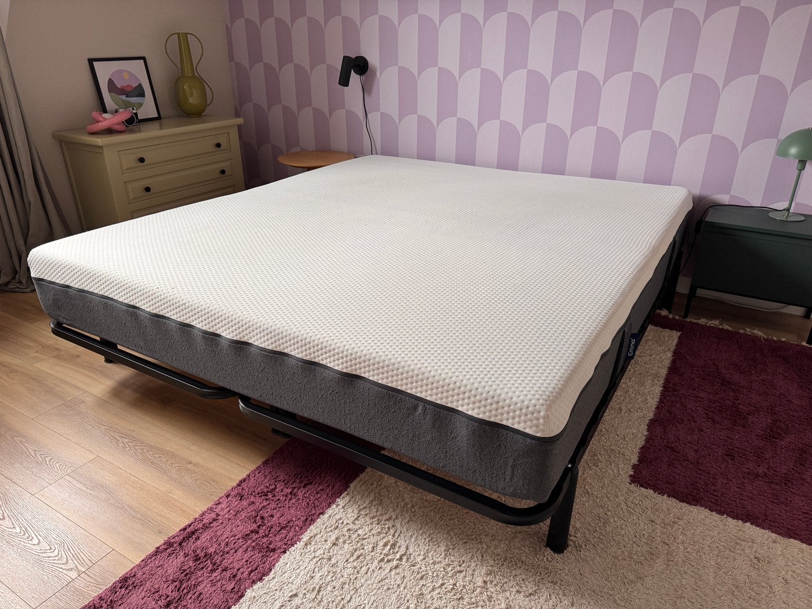 Emma Essential bedframe met O2 matras 180x200, Ophalen, Gebruikt, Tweepersoons, Bedbodem