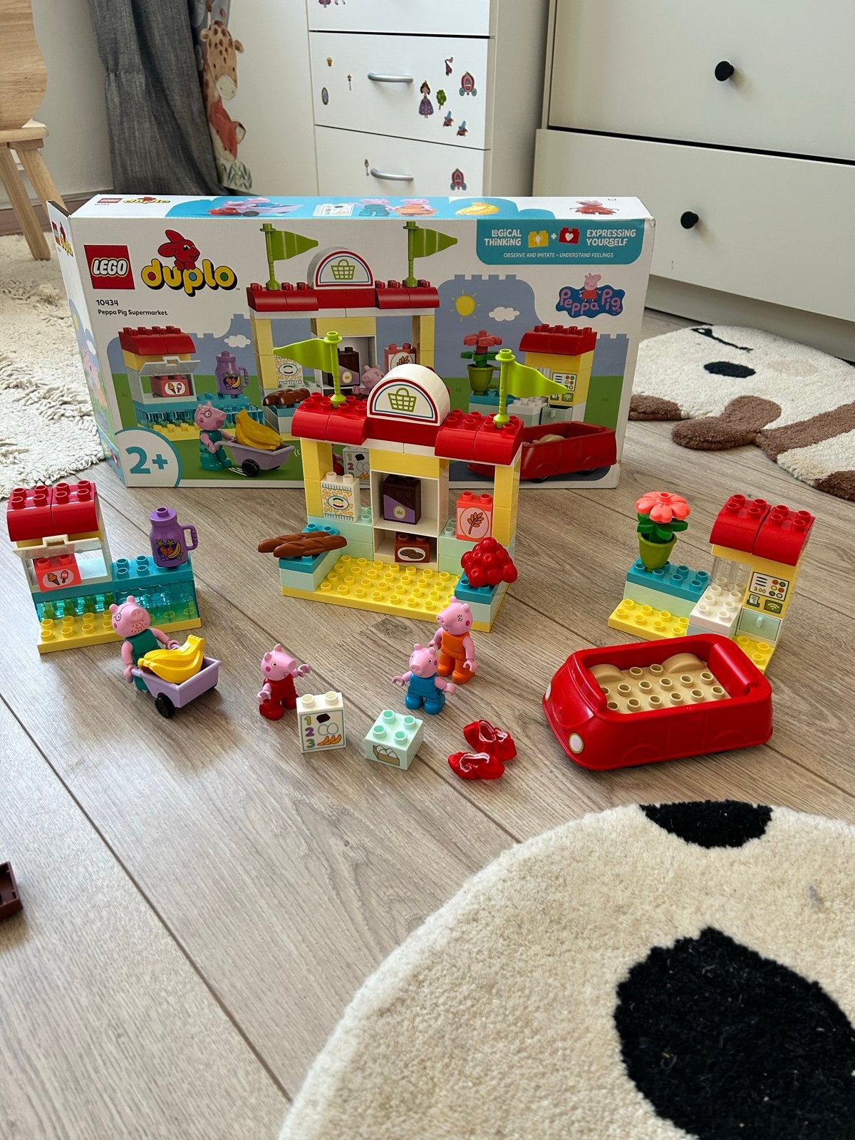 LEGO Duplo Peppa Pig Supermarkt (10434), Kinderen en Baby's, Speelgoed | Duplo en Lego, Ophalen, Inclusief minifiguren, Overige thema's