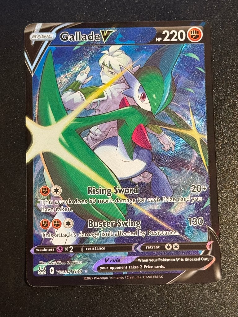 Gallade V TG19, Ophalen of Verzenden, Zo goed als nieuw, Losse kaart, Foil