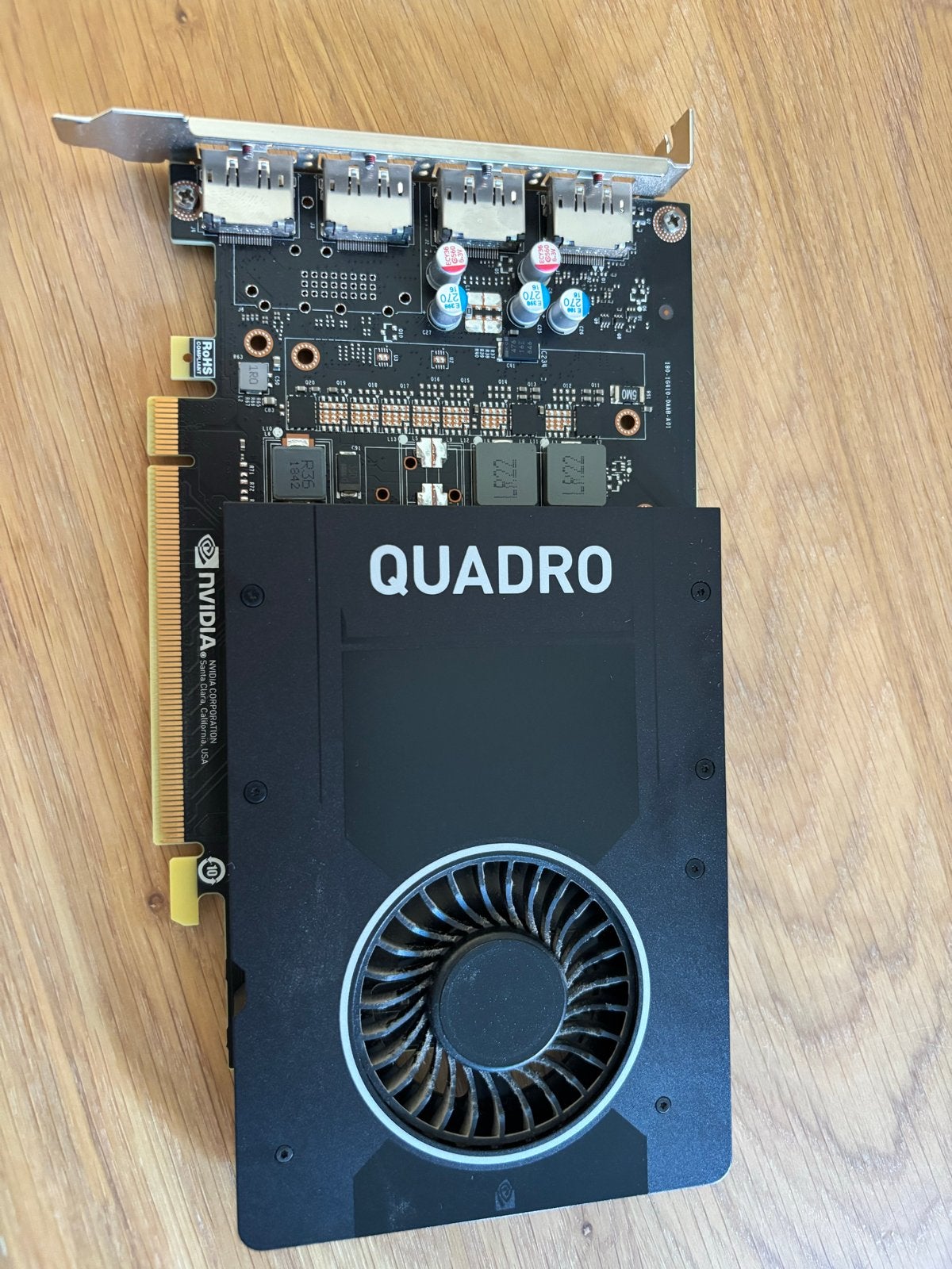 NVIDIA Quadro P2000 5GB GDDR5 Dell - 4x DisplayPort, Computers en Software, Videokaarten, PCI-Express 3, Gebruikt, DisplayPort