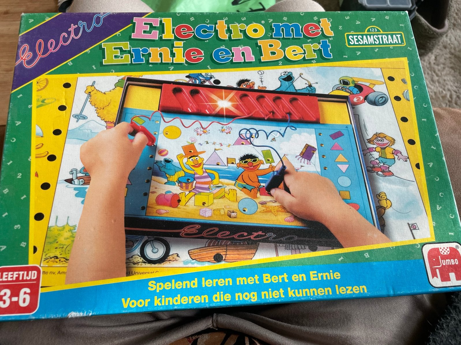 Jumbo Electro Ernie en Bert Sesamstraat Educatief Spel, Ophalen, Gebruikt, Elektronica, Met licht