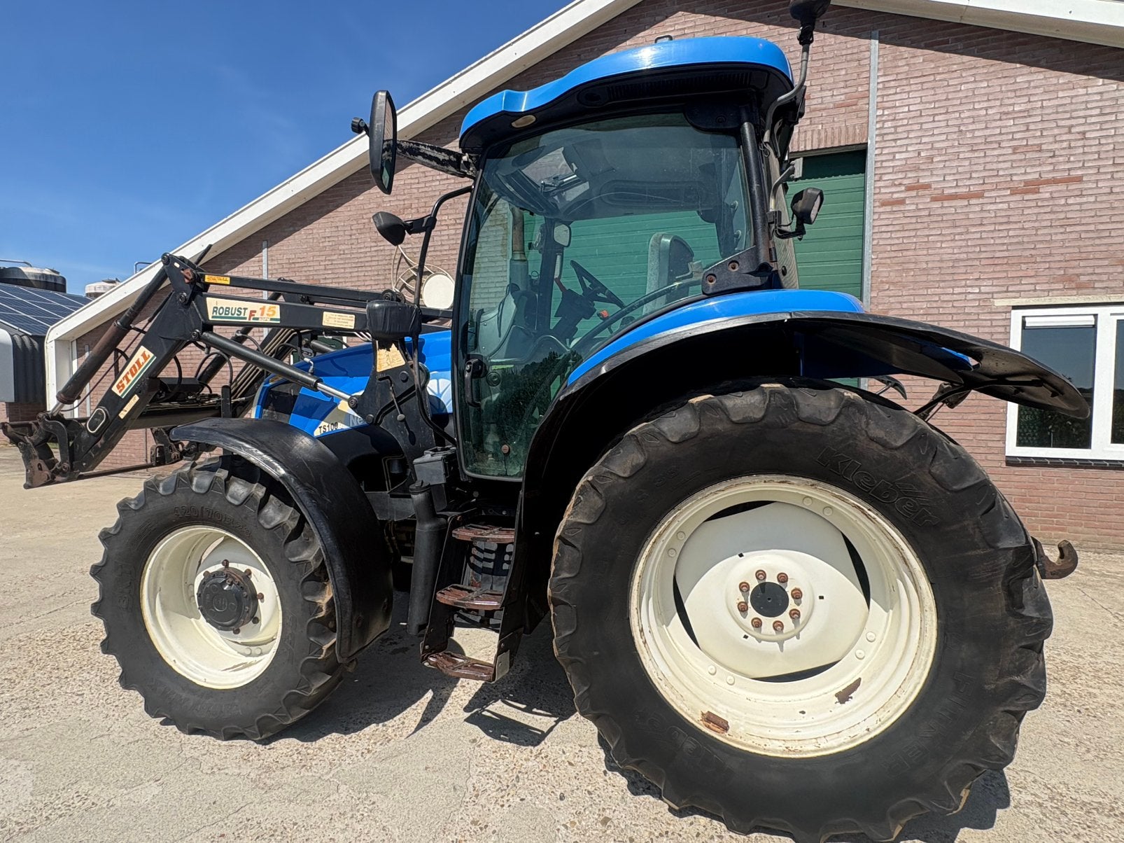 New Holland TSA 100 met voorlader, Zakelijke goederen, Agrarisch | Tractoren, 80 tot 120 Pk, Gebruikt, Ophalen of Verzenden, 7500 tot 10000