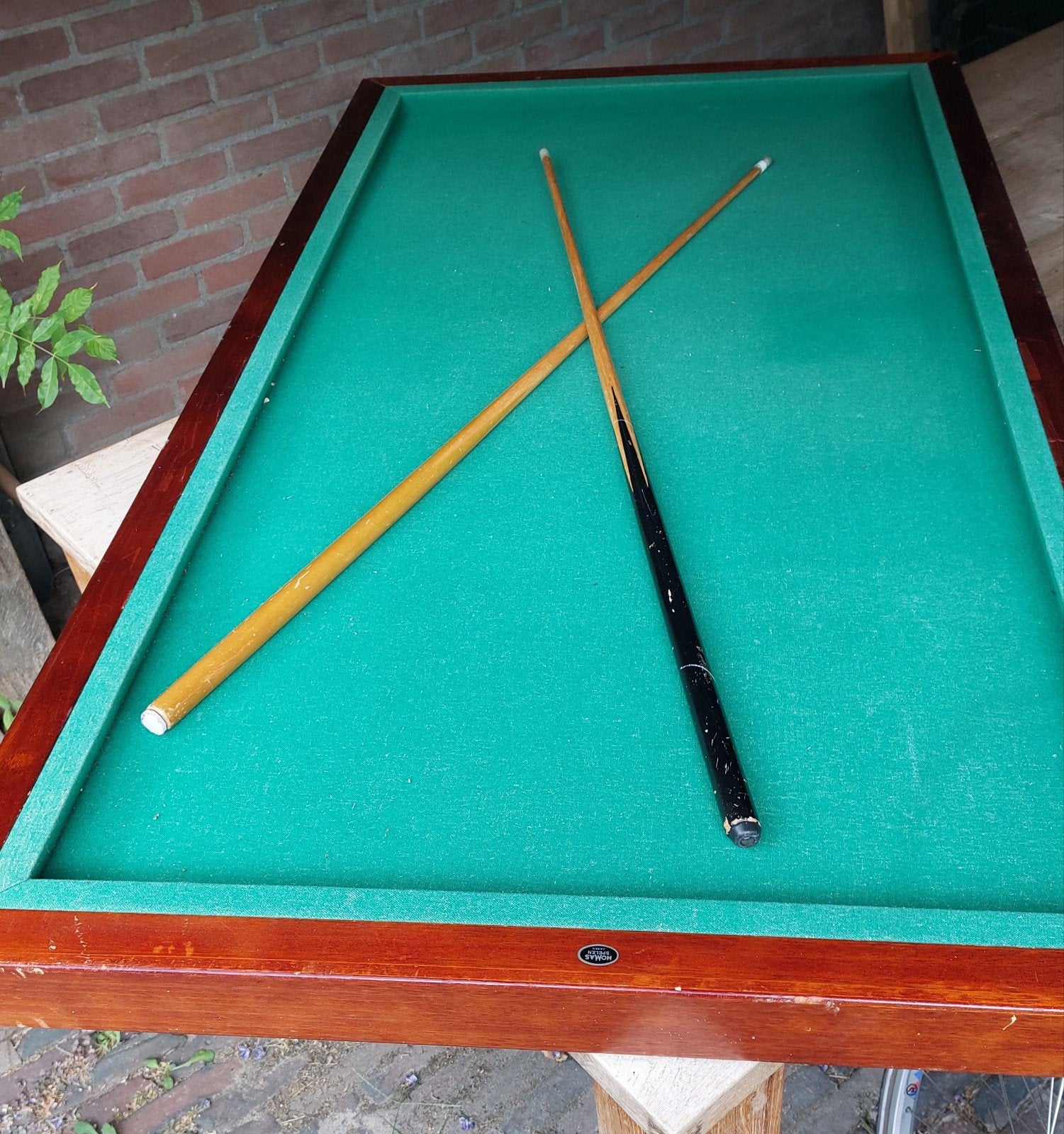 Homas Biljarttafel compleet, Sport en Fitness, Biljarten en Poolen, Ophalen, Gebruikt, Biljarttafel