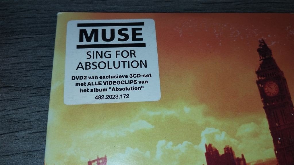 Muse ‎- Sing For Absolution [Cardboard DVD], Alle leeftijden, Ophalen of Verzenden, Zo goed als nieuw