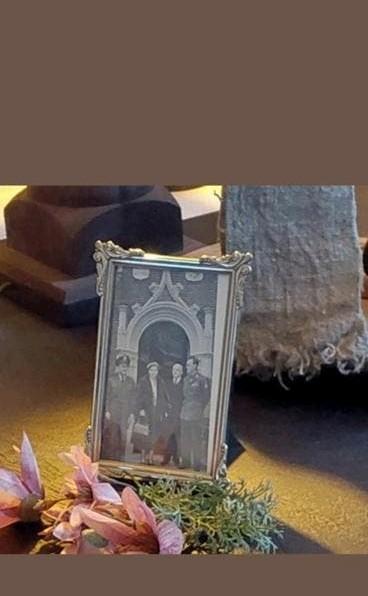 2 OUDE Brocante VINTAGE klein FOTOLIJSTJE + grote lijst, Ophalen of Verzenden