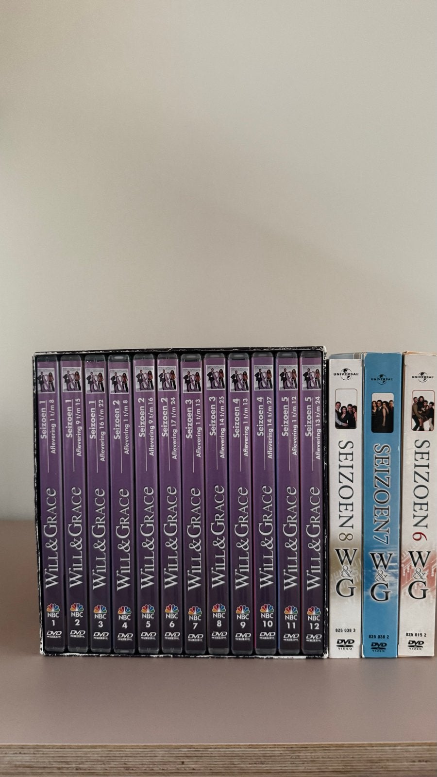 Will & Grace DVD Boxset Seizoen 1 t/m 8, Seizoen 1, Alle leeftijden, Nederlands, Ophalen of Verzenden