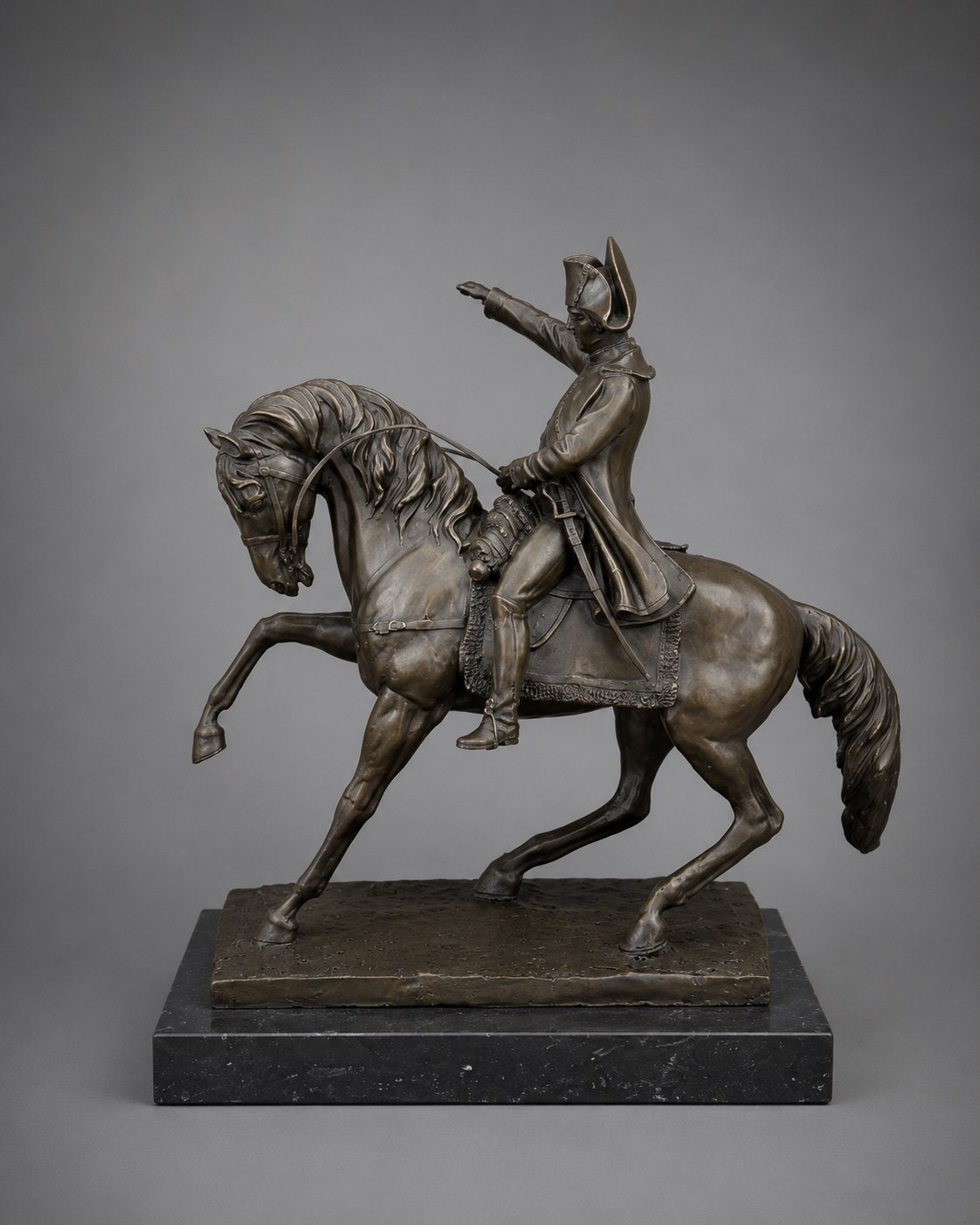 Massief Bronzen Napoleon te Paard, Ophalen of Verzenden