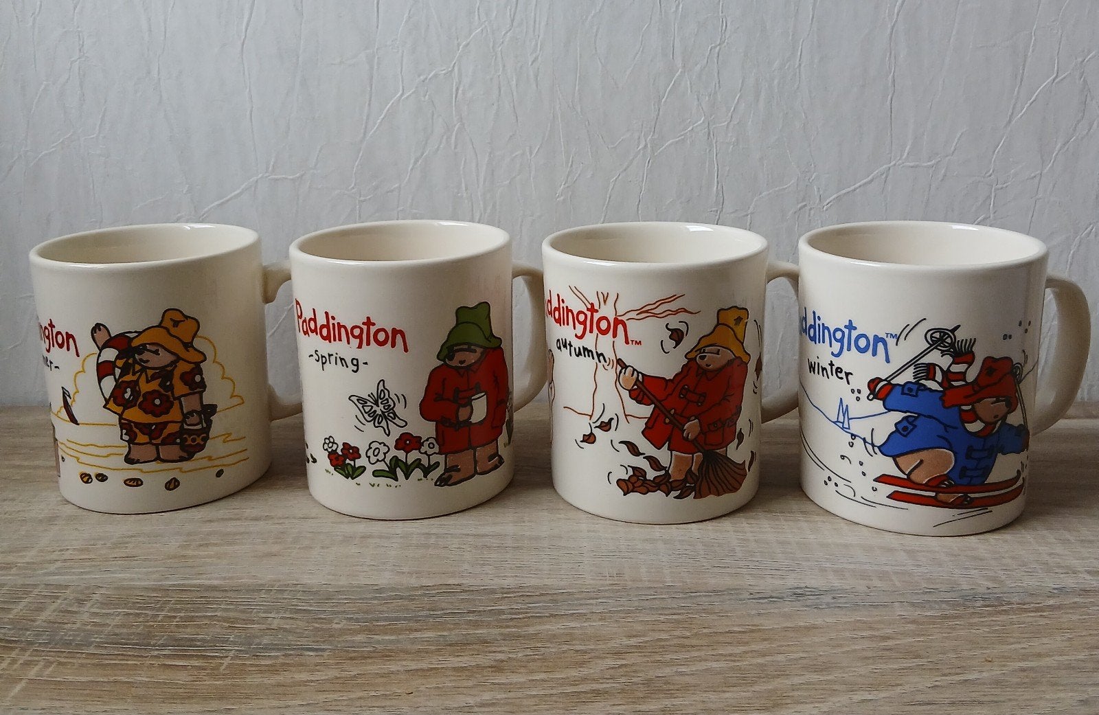 4 Paddington Mokken Douwe Egberts 1995/1996 P/St €5, Nieuw, Overige merken, Keramiek, Nieuw, Overige stijlen