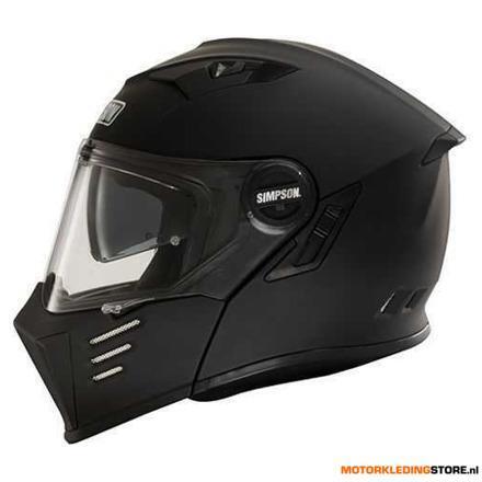 Simpson Motorhelm Darksome, Mat Zwart, Motoren, Kleding | Motorhelmen, Nieuw met kaartje, Ophalen of Verzenden