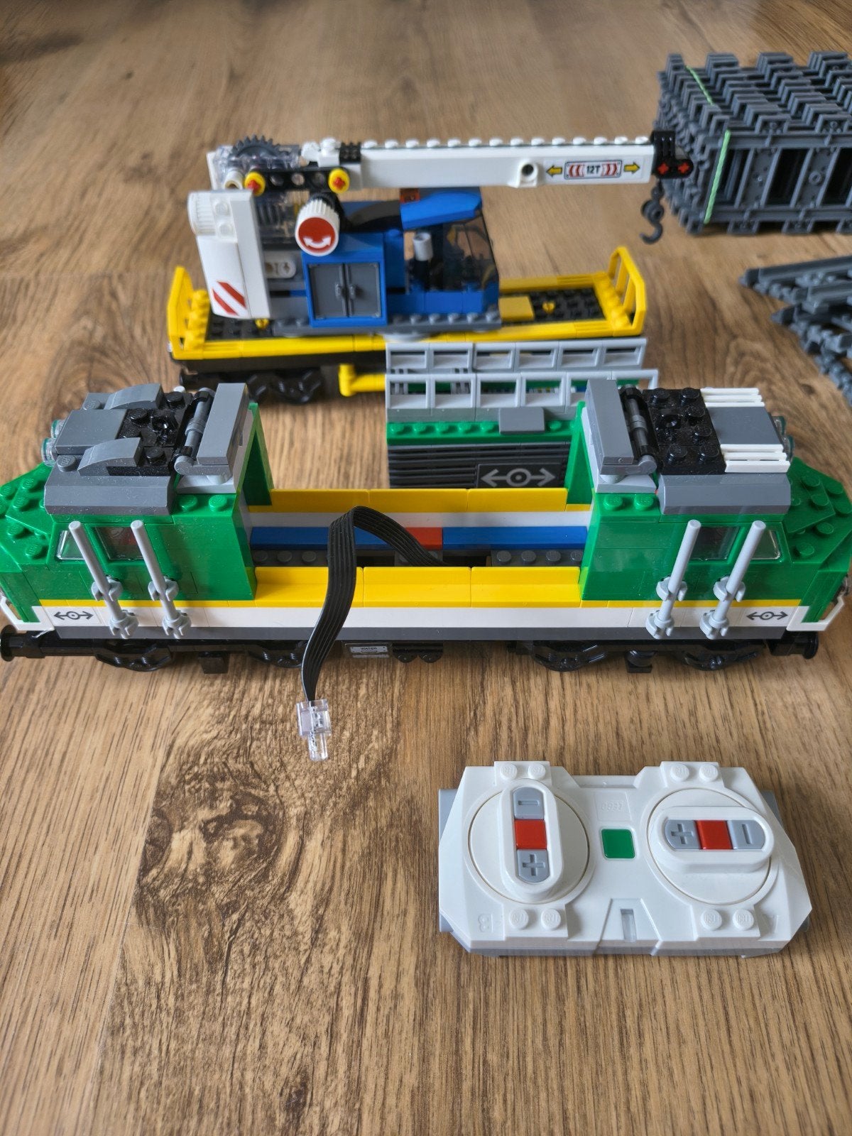 Lego City Trein met Kraan en Rails - Complete Set, Kinderen en Baby's, Speelgoed | Duplo en Lego, Ophalen, Compleet, Lego, Complete set