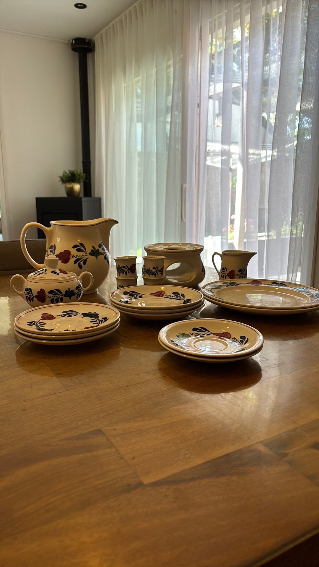 Mooie 19-delige set Boerenbont servies (Royal Boch), Ophalen of Verzenden