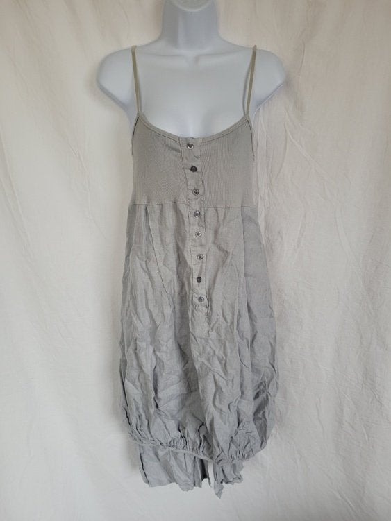 Leuke grijze jurk apart model mt S, ., Ophalen of Verzenden, Zo goed als nieuw, .