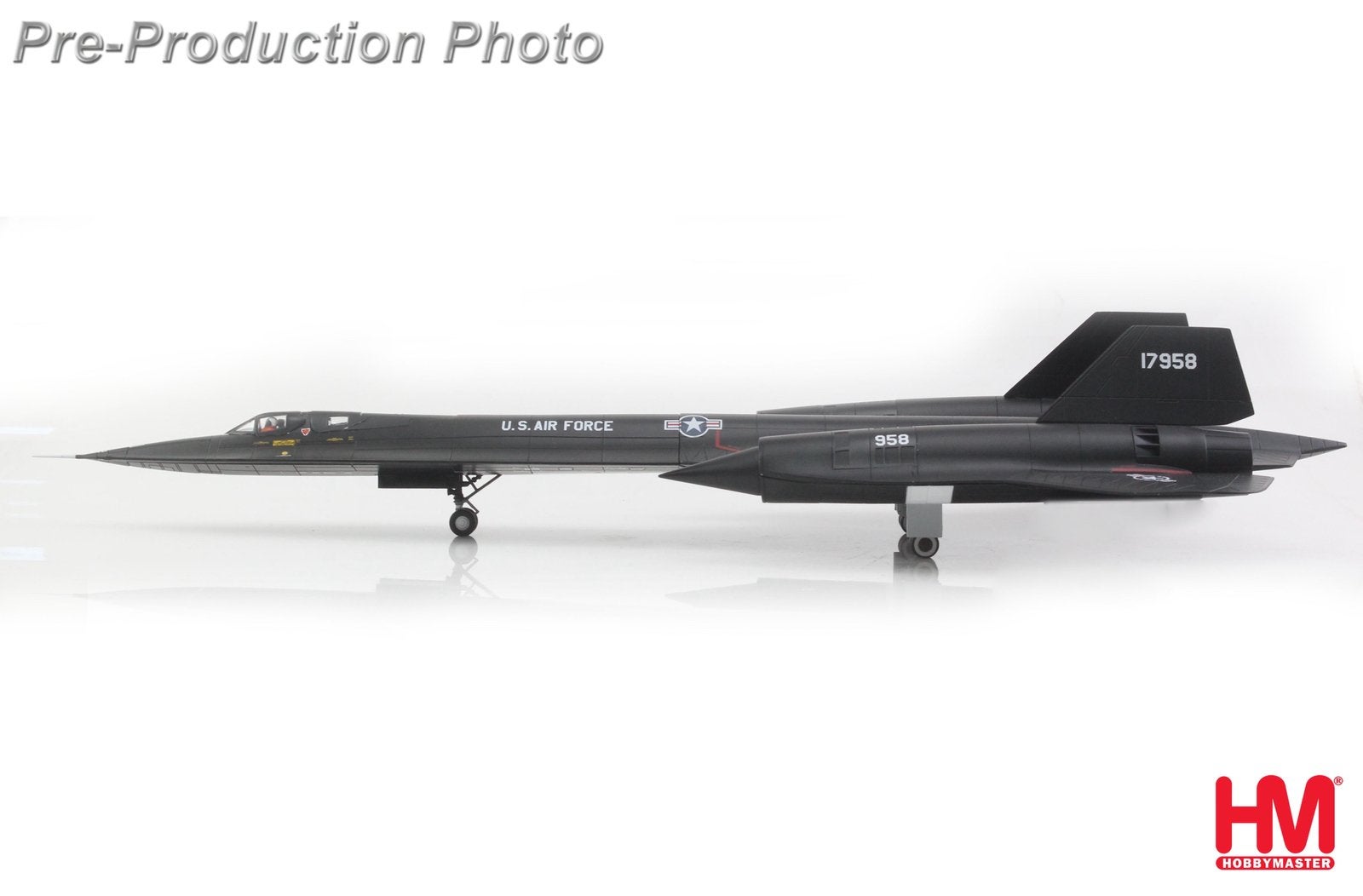 Hobby Master HC1301 | Lockheed SR-71A Blackbird, Ophalen, Schaalmodel, Nieuw, Pilot Station