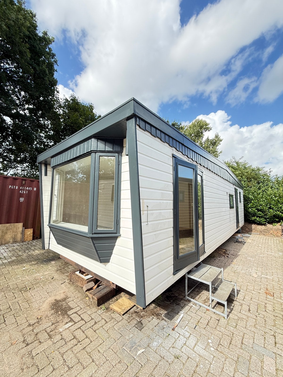 Chalet / stacaravan winterhard, Caravans en Kamperen, Tot en met 4