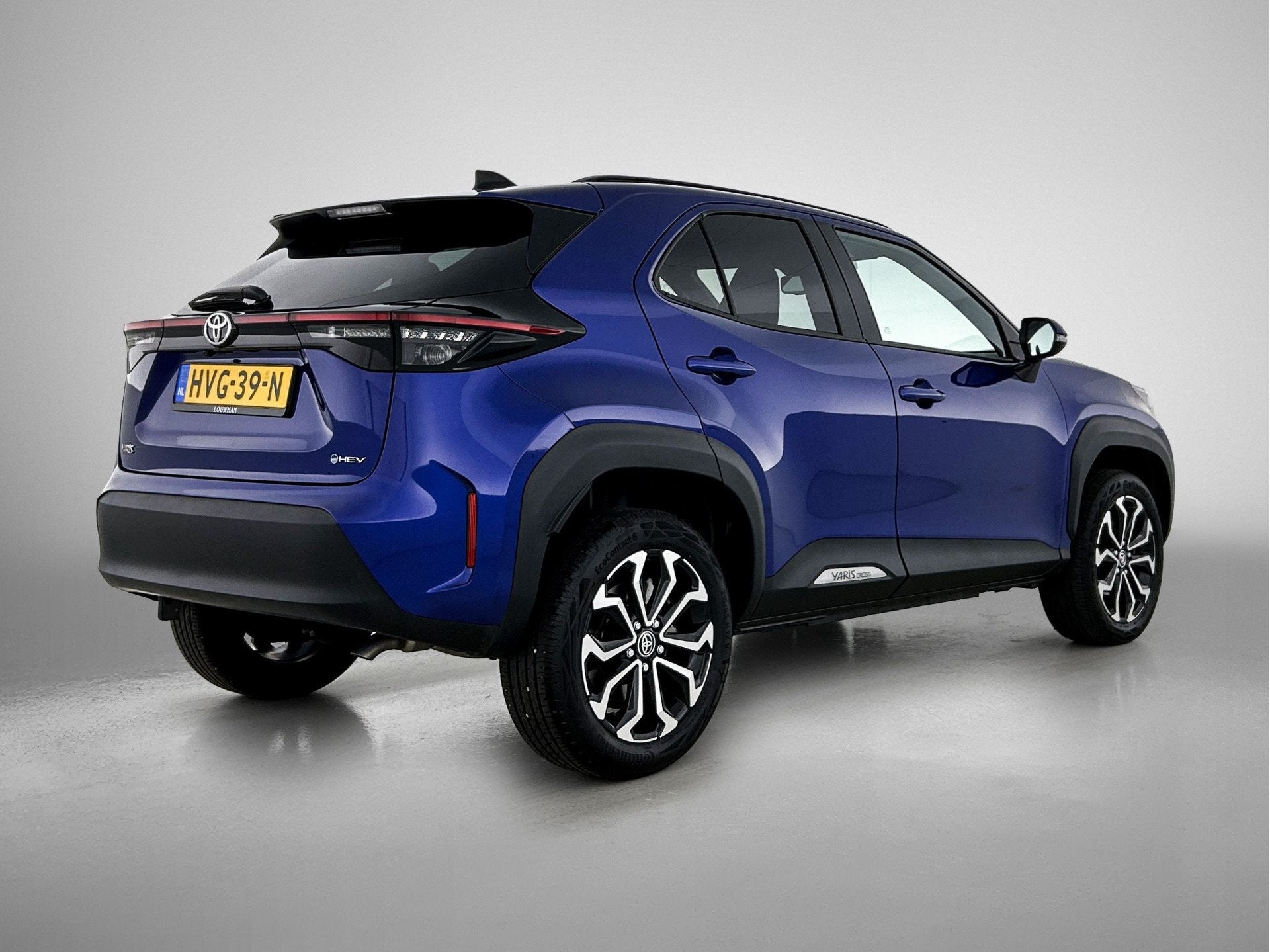 Toyota Yaris Cross 1.5 Hybrid 115 Dynamic (bj 2025), 12 maanden, Stof, Gebruikt, Blauw