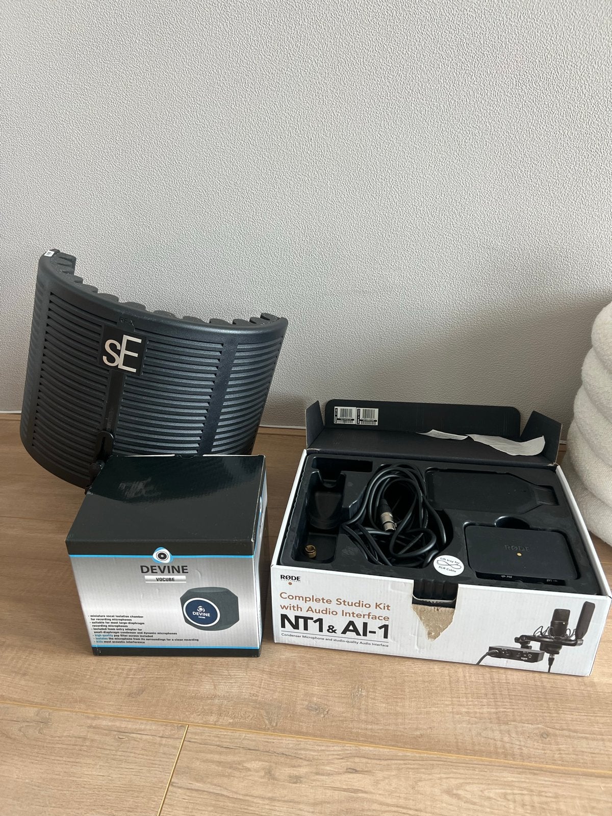 Rode NT1 & AI-1 Studio Kit met accessoires, Ophalen of Verzenden, Zo goed als nieuw, Studiomicrofoon