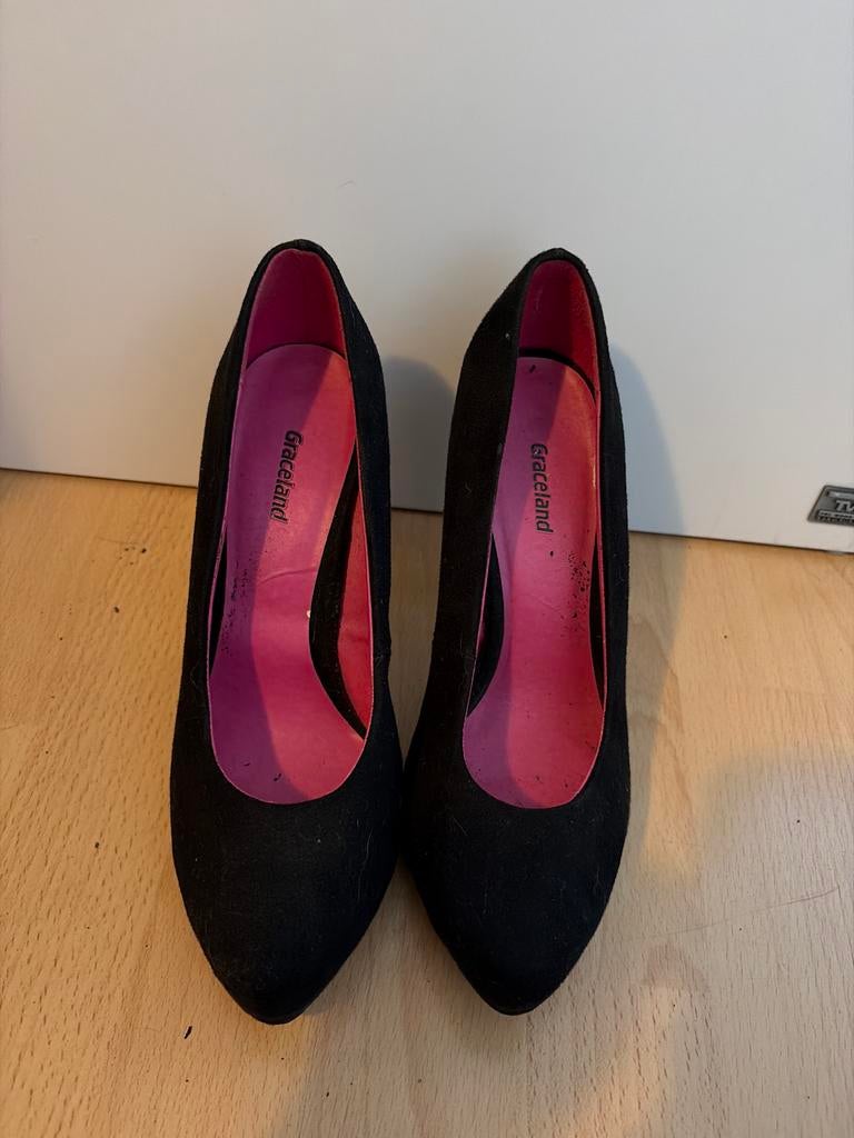 Zwarte Graceland pumps, Ophalen of Verzenden, Gedragen, Zwart, Pumps