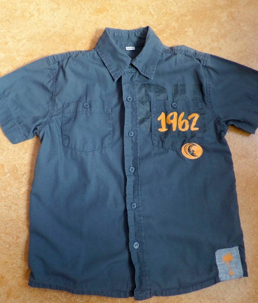 Stoere jongens Blouse 134/140, Ophalen of Verzenden, Zo goed als nieuw, Jongen, Overhemd of Blouse
