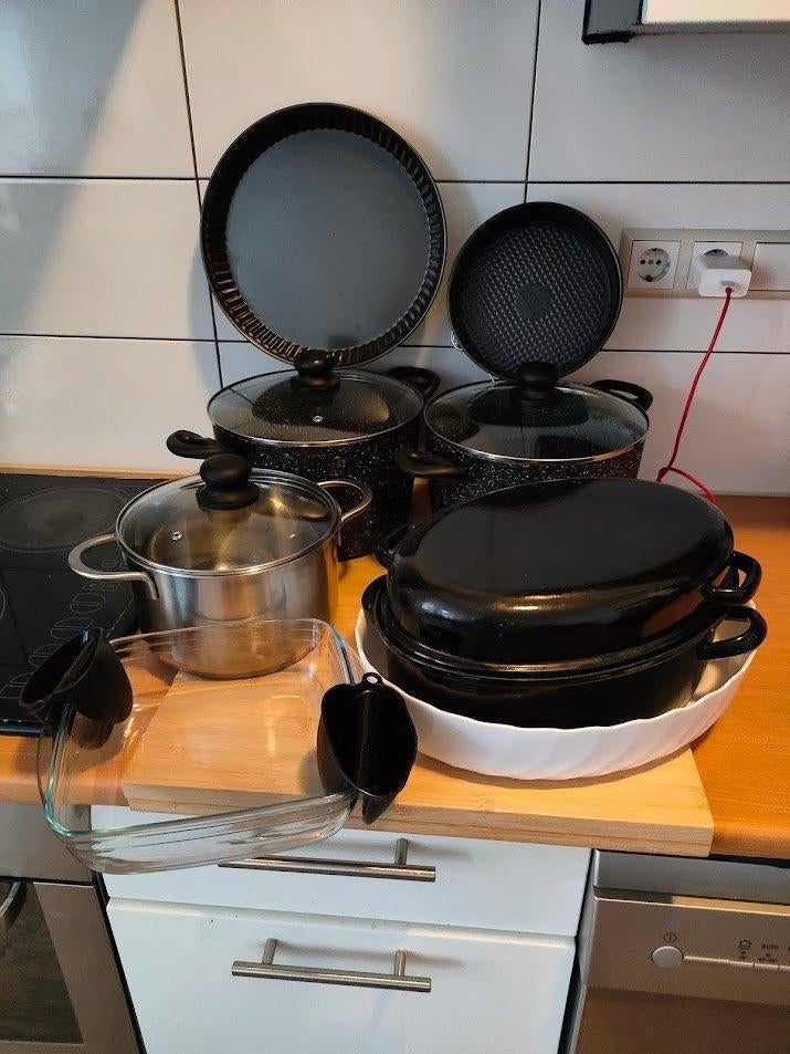 keuken potten / kitchen pots, Huis en Inrichting, Ophalen, Overige materialen, Pot, Bus of Blik, Zo goed als nieuw