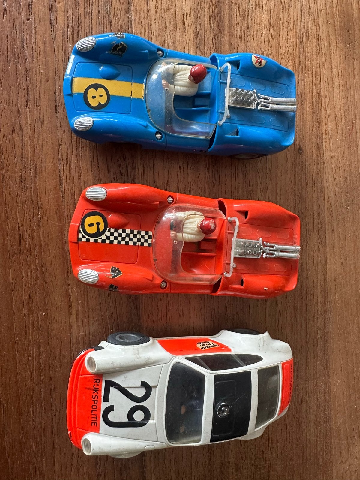 Vintage Fleischmann Racebaan Set met Auto's en Onderdelen, Ophalen, Fleischmann, Elektrisch, Racebaan